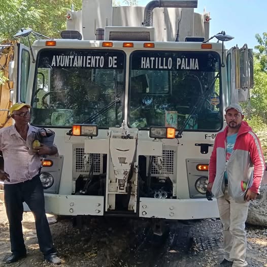 🚨 ATENCIÓN HATILLO PALMA: Junta Distrital continúa trabajando pese a avería de camión compactador