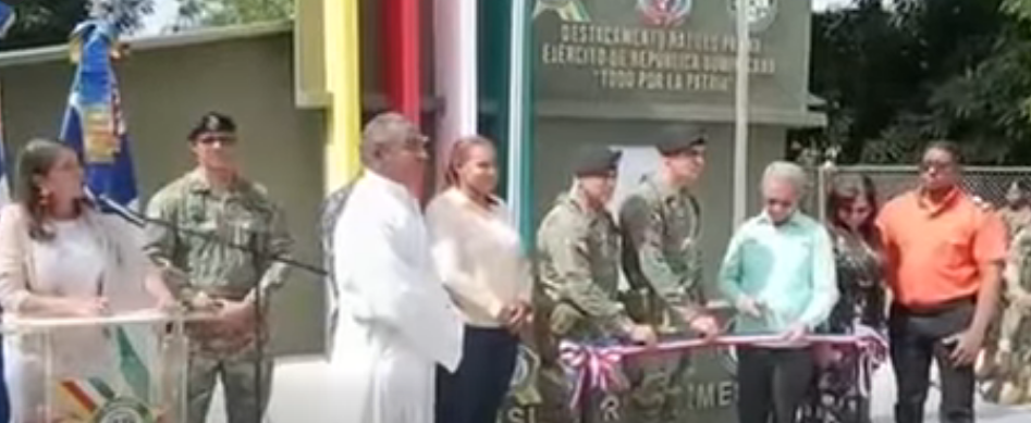 Reinauguran puesto de Chequeo Militar en Hatillo Palma